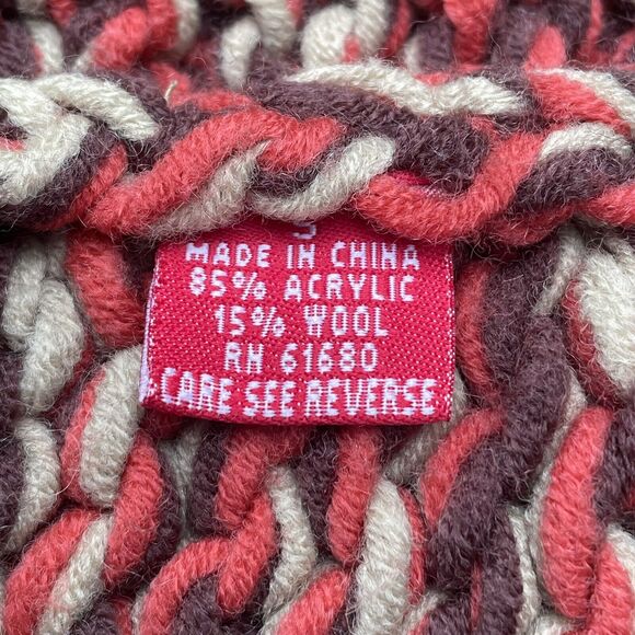 525 Chunky Knit Cardigan Size S Fall Colors Acrylic Blend Knit Boho Sweater $108 - Picture 11 of 12